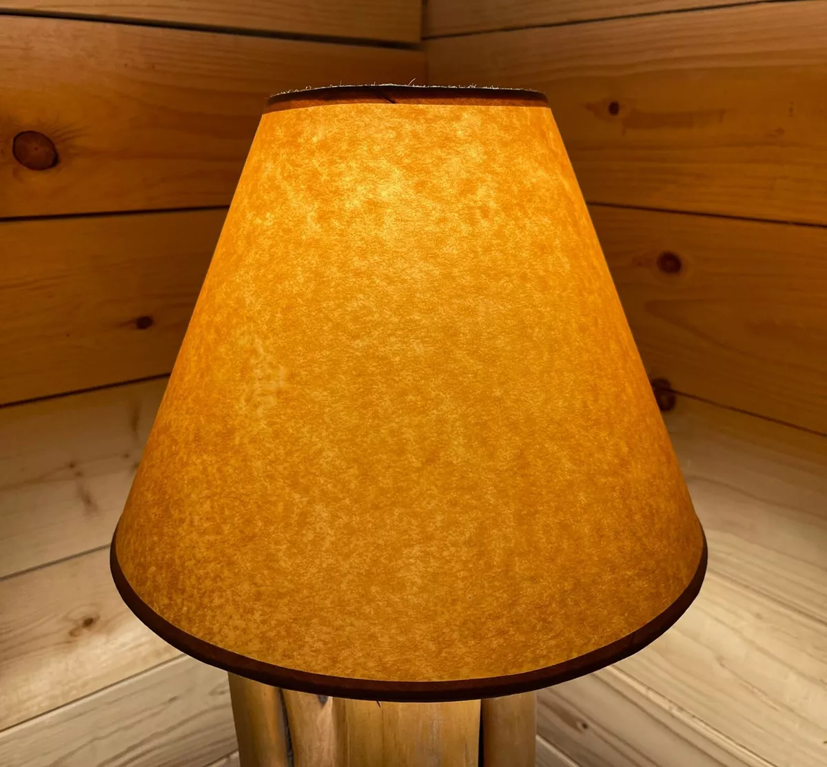 Rustic parchment lamp shades deals