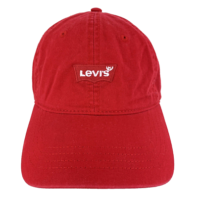 Levi Red Tab Logo Hat Jeans Strap Back Embroidered Adjustable Golf