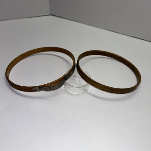 Vintage Princess Adjustable Bow Spring Embroidery Hoop 5” Wood NON FELT LINED - Picture 4 of 6