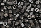(50) Grade 8 High Hex Nut 9/16-18 Plain Finish SAE J995 Nuts 49/64 Tall x 7/8