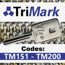 TriMark Lock Key for Camper RV Motorhome Cut to Code TM151 - TM200