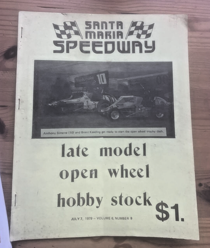 / 2 Saint Maria speedway programmes . 1990 and 1979 Late models / dirt cars - Picture 3 of 8