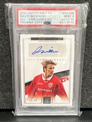 futera David Beckham 直筆サインカード ベッカム 【公式通販】