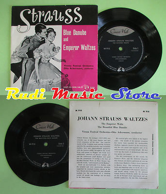 LP 45 7'' OTTO ACKERMANN Blaue Donau Kaiserwalzer WIENER FESTIVAL no cd mc