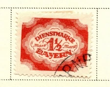 GERMANY BAVARIA SC#  O48 VF USED OFFICIAL STAMP