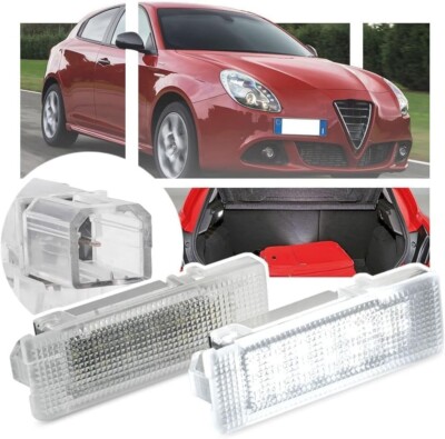 2 courtesy LED door lights for Alfa Romeo Spider GT BRERA 4C 159 146 157