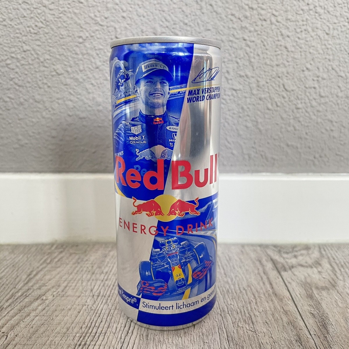 Red Bull Energy Drink Tin Can Max Verstappen 2021 2022 World