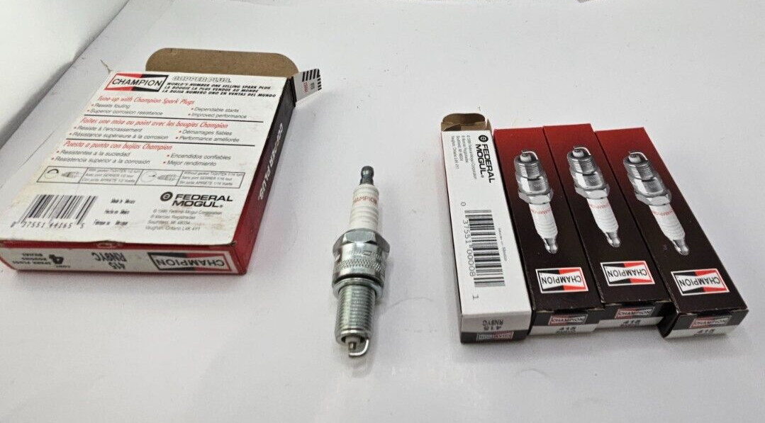 QTY 4 Champion Spark Plug 415 RN9YC for 1974 Oldsmobile Custom Cruiser