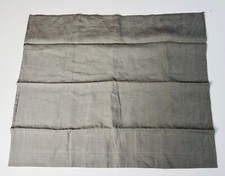 NICE  GRAY 100 LINEN W 2" BORDER STANDARD BED PILLOW SHAM CASE