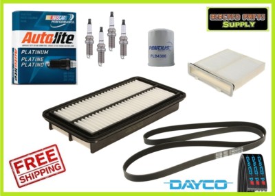 Suzuki SX4 10-13 Air Filter Oil Cabin Serpentine Spark Plug FAST TUNE UP