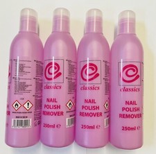 4 x CLASSIC NAIL POLISH REMOVER 250 ML