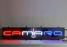 Chevrolet Camaro Wall Mount Colorful Junior Neon Sign Neonetics 36" X 8" 5SMLCM