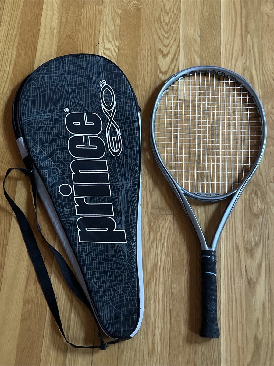 Prince EXO 3 Oversize Speed Port Silver Tennis Racket - + Bag