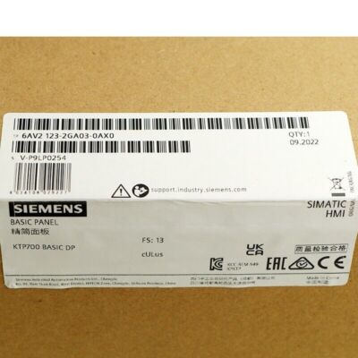 6AV2123-2GA03-0AX0 NEW SIEMENS SIMATIC HMI KTP700 Basic Panel 6AV2123-2GA03-0AX0
