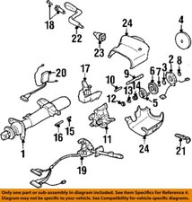 GM OEM 02-07 Avalanche 1500 Shroud, Switches Levers-Cyl Keys 15799769