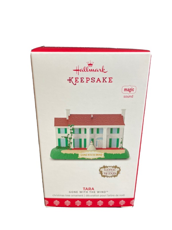 NIB 2017 Hallmark Keepsake Ornament Gone With The Wind "Tara” Magic