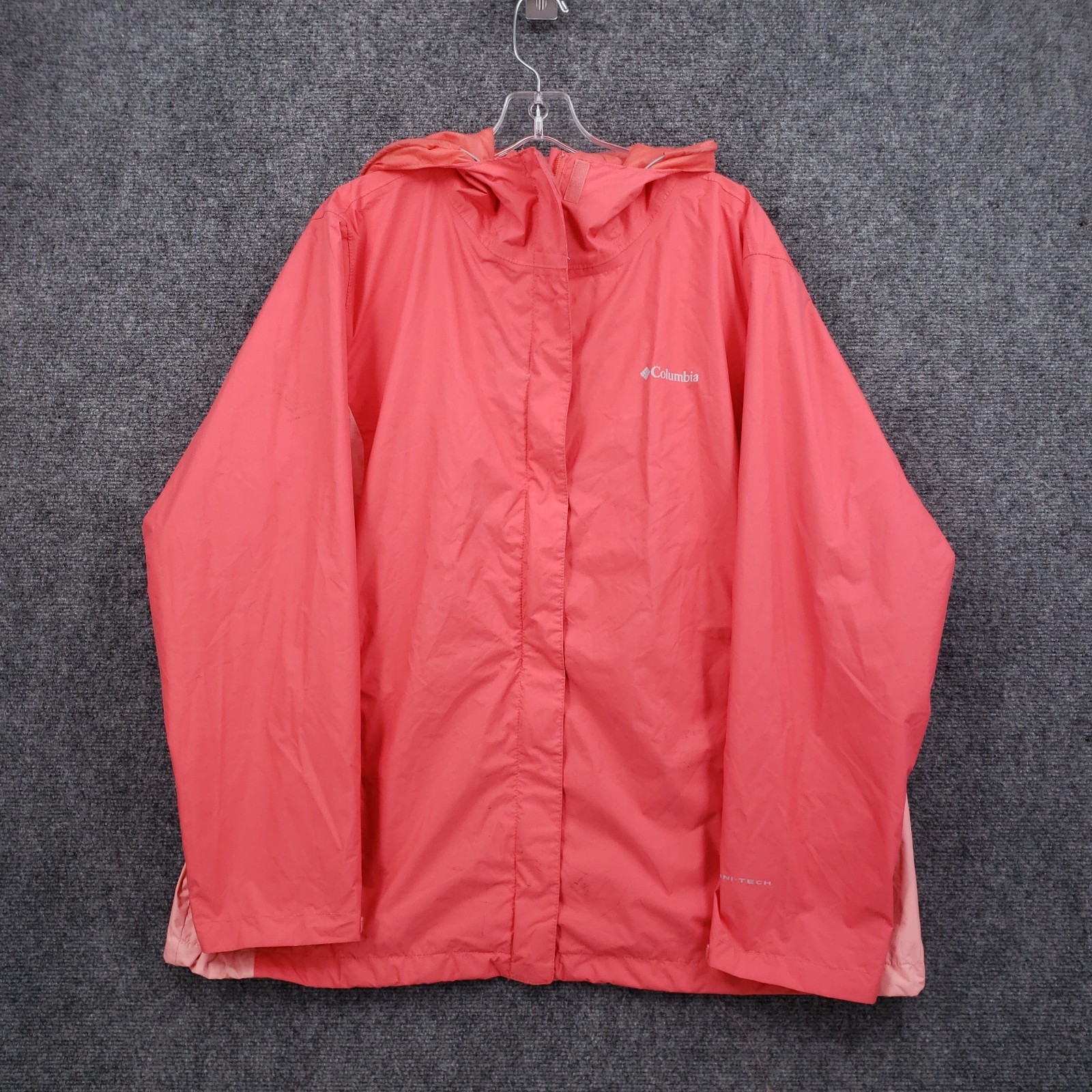 Jacket Womens 2x Plus Orange Waterproof