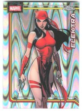 2026 Marvel Topps Chrome Marvel Comics Elektra #116 Wave Refractor NM