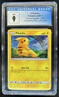 2017 Pokemon Shining Legends Pikachu Cracked Ice Holo #28/73 CGC 9 MINT