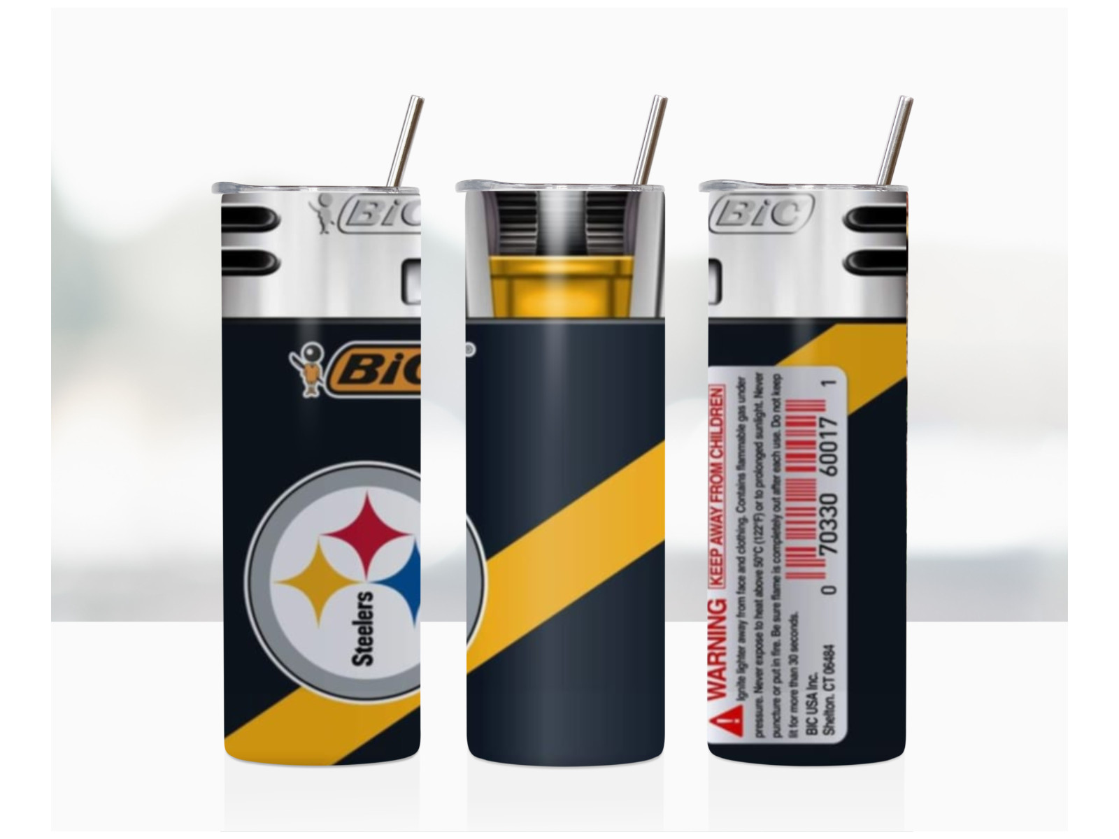 Pittsburgh Steelers 20oz Skinny Tumbler