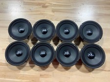 8 USED SKAR AUDIO FSX65-8 6.5" 400 WATT MAX POWER 8 OHM MID-RANGE SPEAKERS