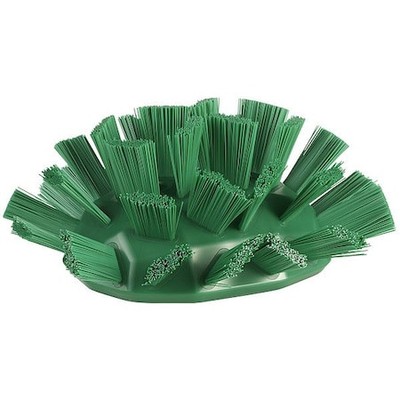 Vikan 70302 Scrub Brush Head,Polyester,Stiff,Green