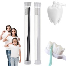 BREVI Nordic-Inspired Premium Nano Toothbrush - Extra Soft with 20000 Soft Br...