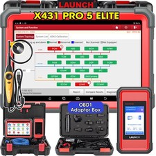 LAUNCH X431 PRO 5 PAD 7 dispositivo diagnostico professionale OBD2 TUTTO IL SISTEMA ECU programma coding