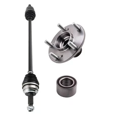 Front Right CV Axle Shaft & Wheel Hub Bearing Kit for Honda Civic 1.8L Automatic