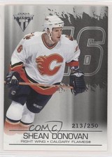 2003 Pacific Private Stock Titanium Retail Jersey Number /250 Shean Donovan 1o3