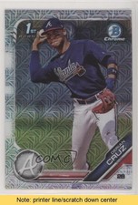 2019 Bowman Chrome Prospects Mega Box Mojo Refractor Derian Cruz READ 4k8