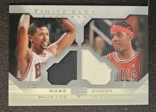 2003-04 Upper Deck Finite - Elements Dual Warm-Ups Jalen Rose, Eddy Curry #FE12