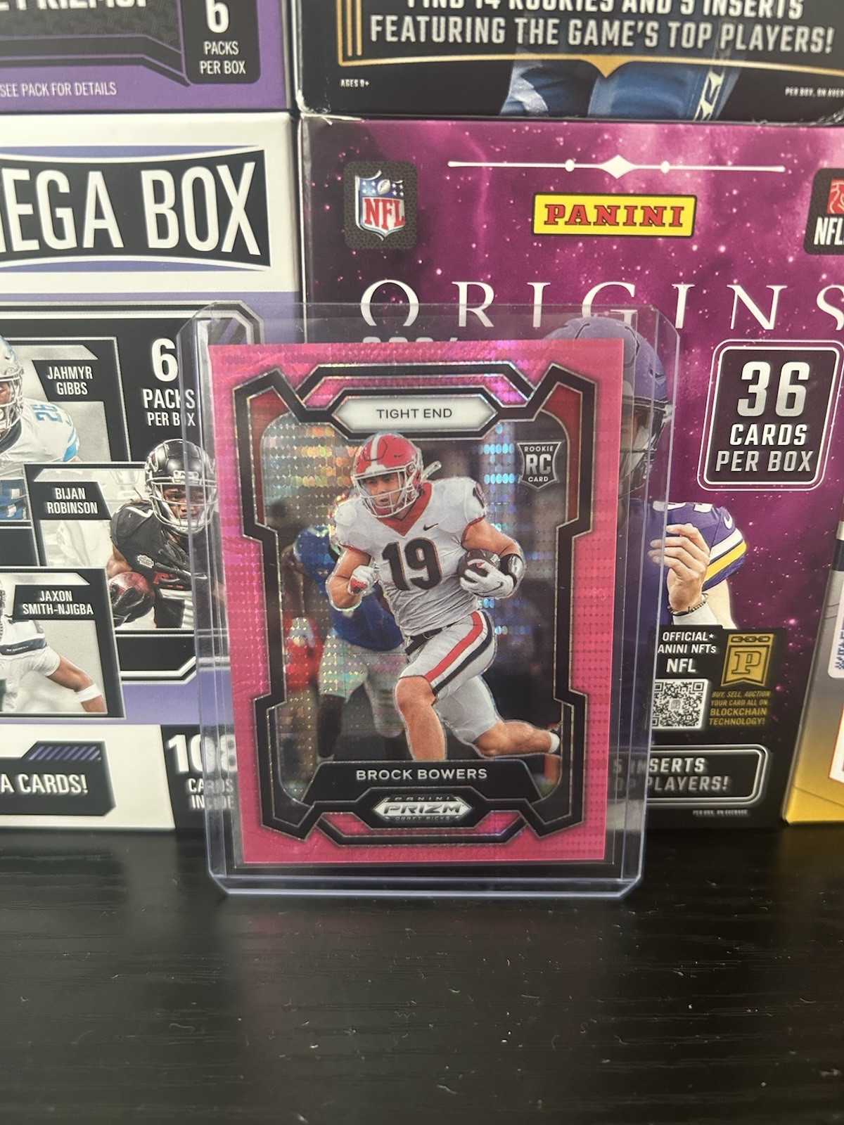 2024 Panini Prizm Draft Picks - Brock Bowers Pink Pulsar /15 #107 🔥🔥