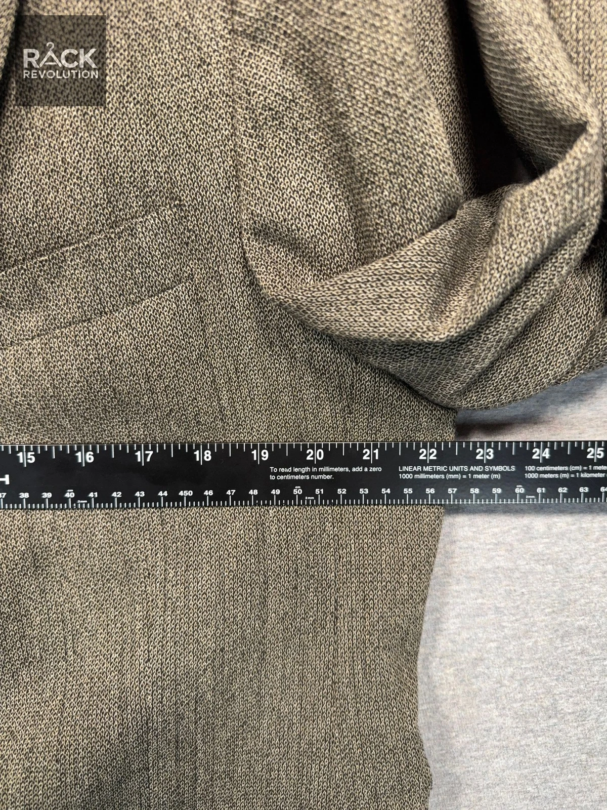 Vintage Hickey Freeman Mens 42R Two Button Brown Textured Wool Sport Coat Blazer image 8