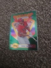 Mike Trout Angels 2020 Topps Baseball’s Finest Flashbacks 116 Green All-Stars