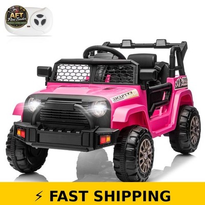 Zimtown 12V Electric Kids Ride On Car with Remote Control - Pink
