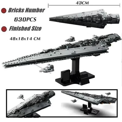 630pcs Executor Super Destroyer Building Blocks Fit 75356 Brick Model Toy