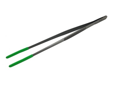 12'' (30cm) PVC Tipped Tweezers Bearded Dragon Crested Gecko Reptile Lizard Sn...