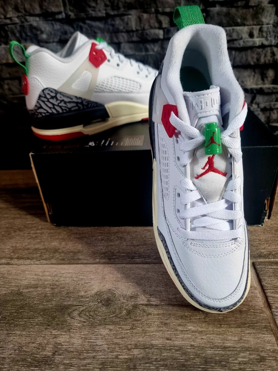 UVP 165£ Jordan Spizike Low SE "Do The Right Thing" Sneaker weiß Gr. UK5,5