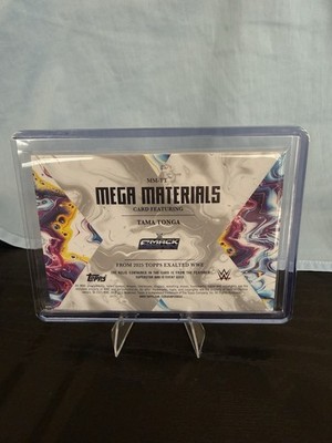 2025 WWE Exalted Wrestling Mega Materials Tama Tonga /25 Event Worn Relic