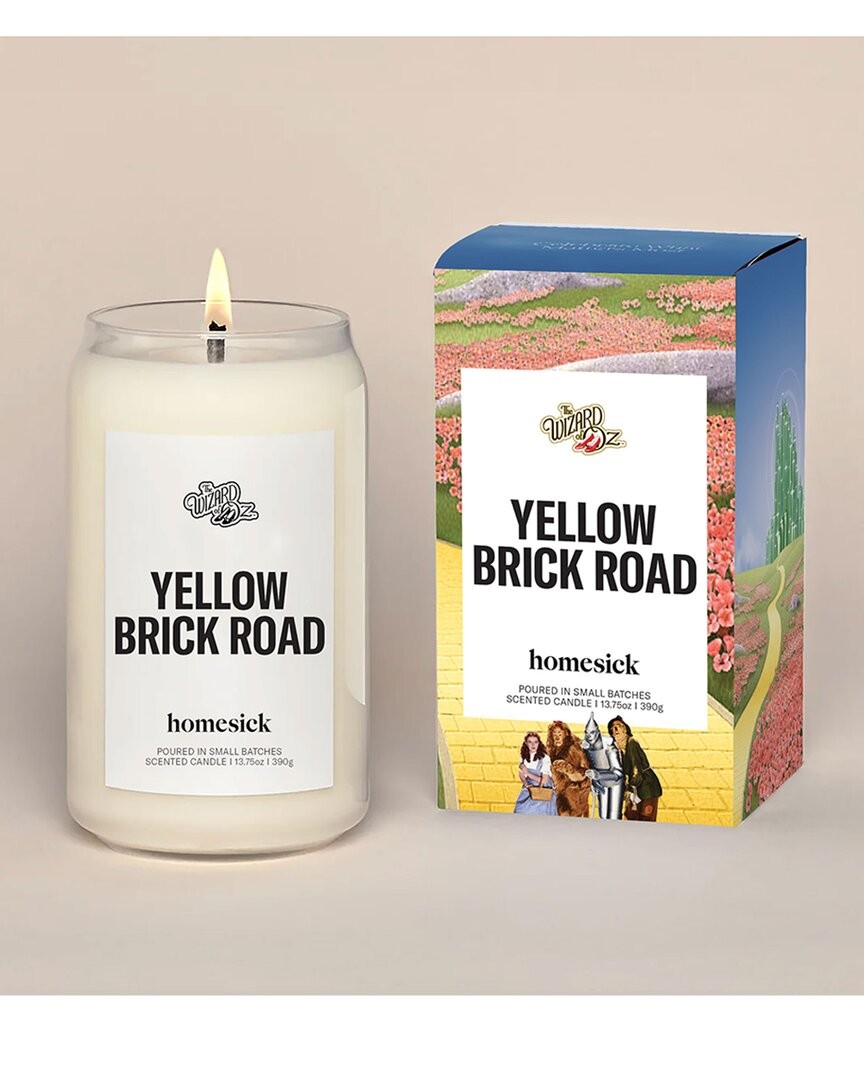 Ароматическая свеча Дорога из желтого кирпича с тоской по дому