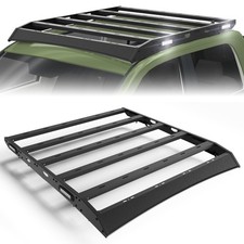 Roof Rack for Ram 1500 Crew Cab 2009  2018, Heavy Duty Top Cargo Carrier with LED