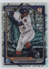 2024 Bowman Chrome Prospects Shimmer Refractor Waner Luciano #BCP-208 00jz