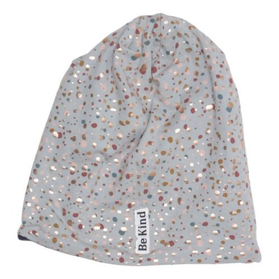 Be Kind, Beanie-Mütze, Größe: ONE SIZE, Grau/Mehrfarbig, Mädchen #bHR