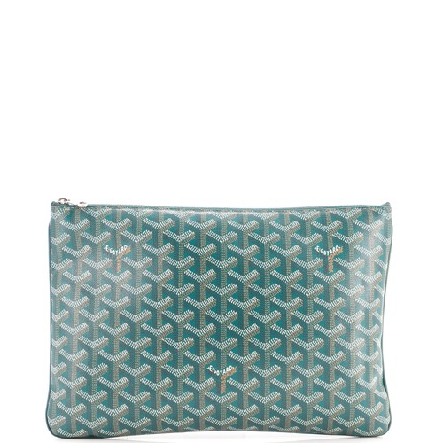 Goyard Senat Zip Pouch Coated Canvas MM