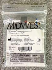 New Midwest Low speed Attachment HP Cleaner Lube Maintenance Adapter REF: 380420