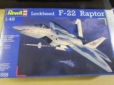*RARE*  NEW & Boxed REVELL LOCKHEED F-22 RAPTOR 04559 Model Kit  1/48 Scale