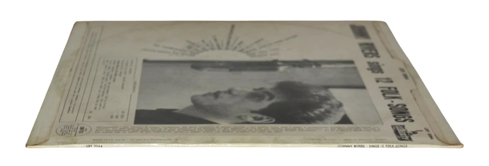 Johnny Rivers Sings 12 Folk-Songs Liberty VINILE LP 12" POLLICI 33 GIRI RPM - Immagine 4 di 4