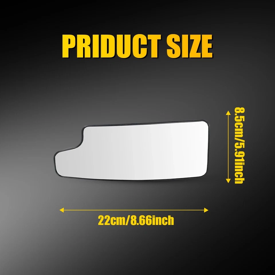 Espelho retrovisor inferior lateral do motorista vidro aquecido para Chevy Silverado 1500 2500HD 3500HD - Imagem 3 de 4