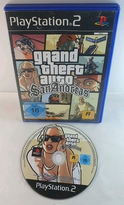 Playstation 2 / PS 2 - Grand Theft Auto : San Andreas - Mit Poster!